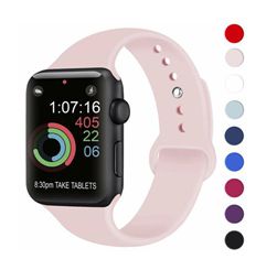 Alpha Full Rubber Band 40/42 For Square Watches Rose